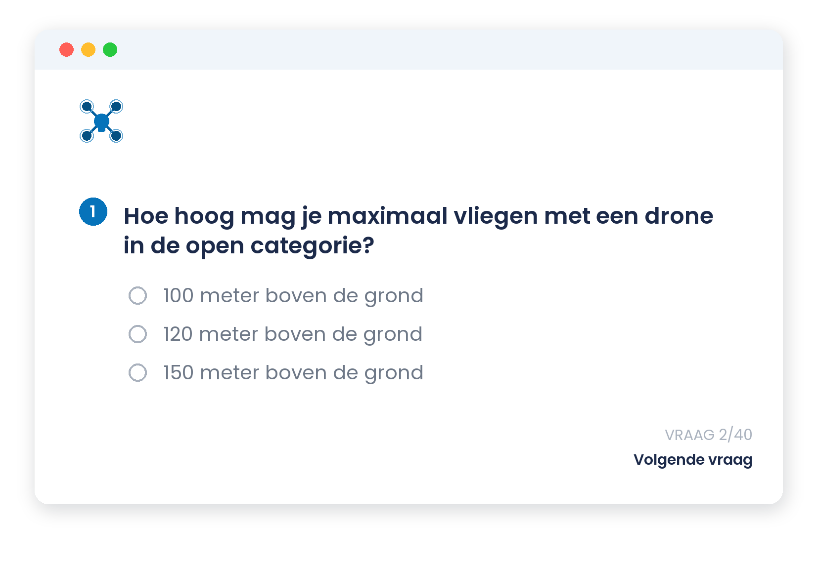 Examensimulator - Drone